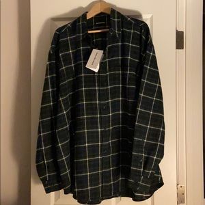 Balenciaga Oversized Check Shirt Size 40 NEW NWT